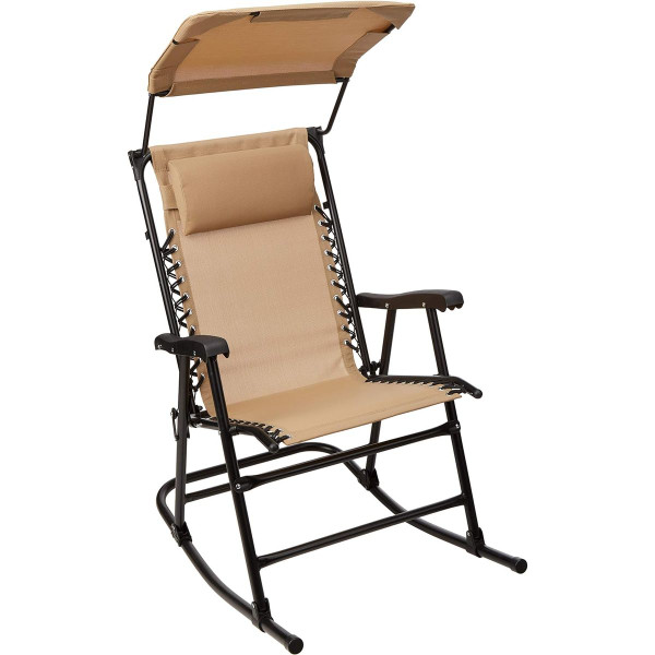 Foldable Rocking Chair with Canopy by Amazon Basics® product image