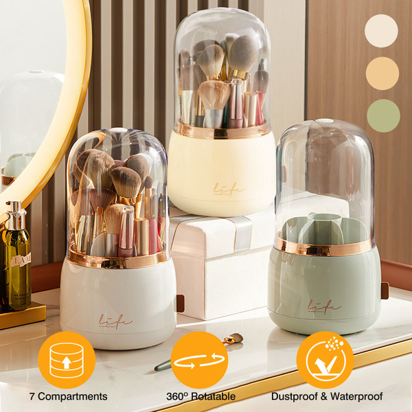 360° Rotating Makeup Brush Holder by NewHome product image