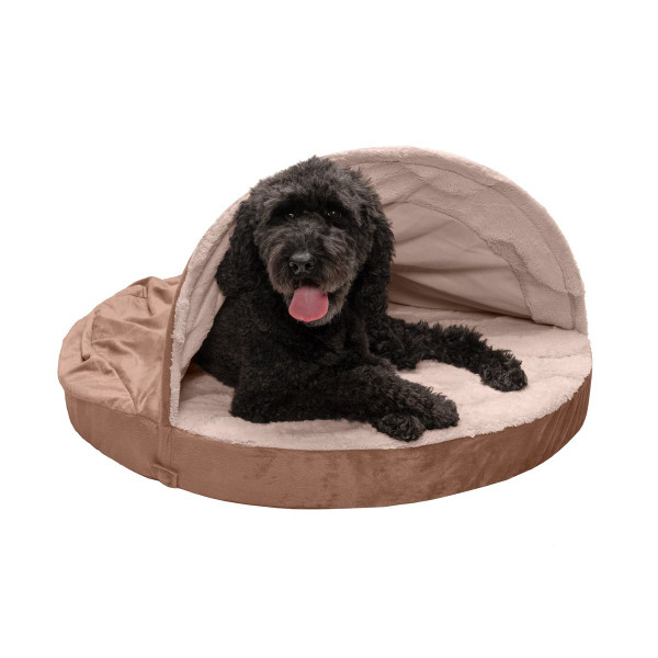 FurHaven® Snuggery Burrow Dog Bed product image