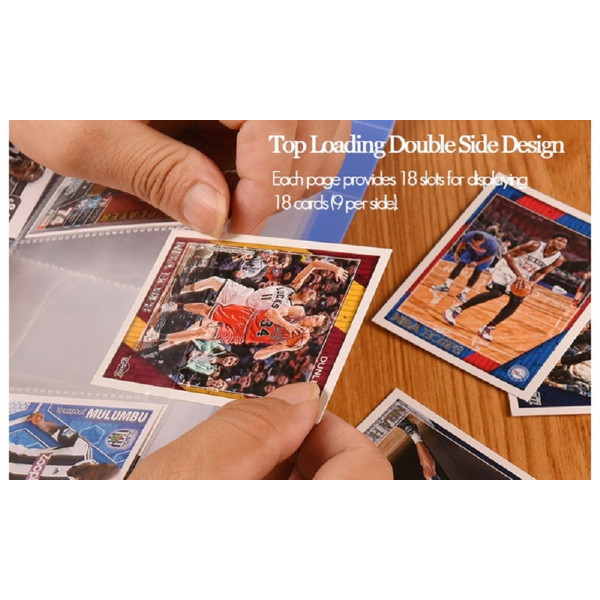 Double-Sided Trading Card Clear Plastic Protectors (20 Pack) product image