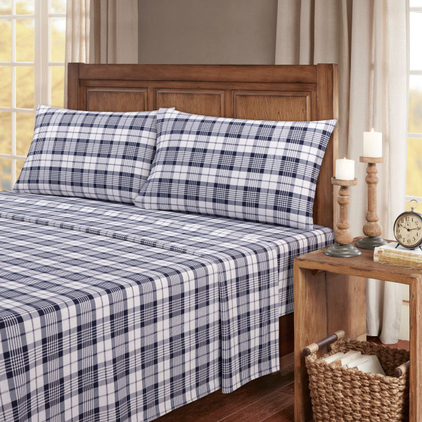 Kathy Ireland® 100% Turkish Cotton Flannel Sheet Set product image