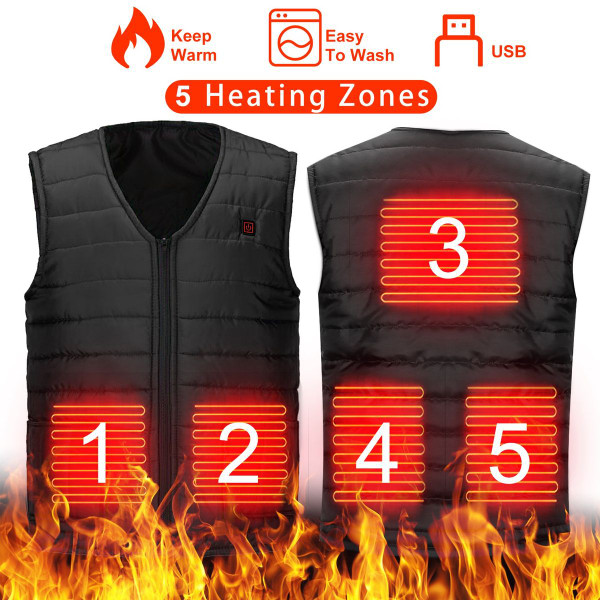 N'Polar™ USB-Heated Jacket Vest with Power Bank product image