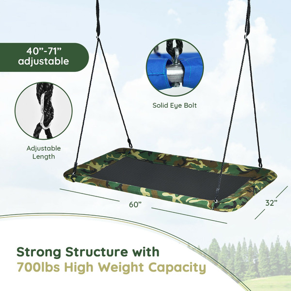 Giant 60-Inch Outdoor Platform Swing product image