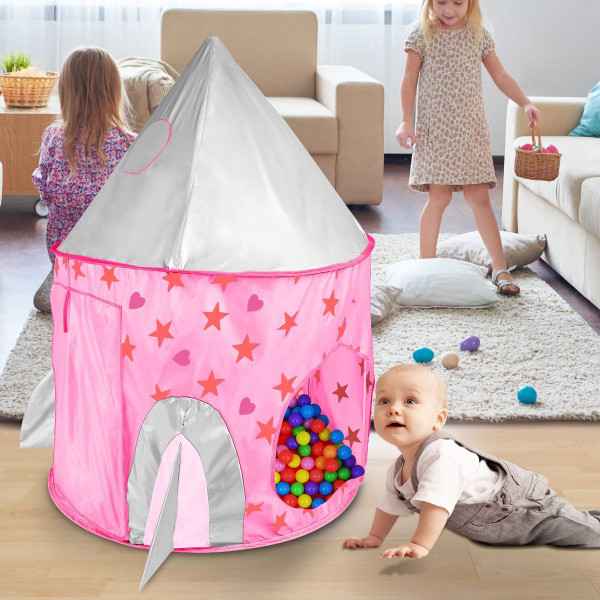 iMounTEK® Kids' 3-in-1 Pop-up Play Tent with Ball Pit & Crawl Tunnel product image