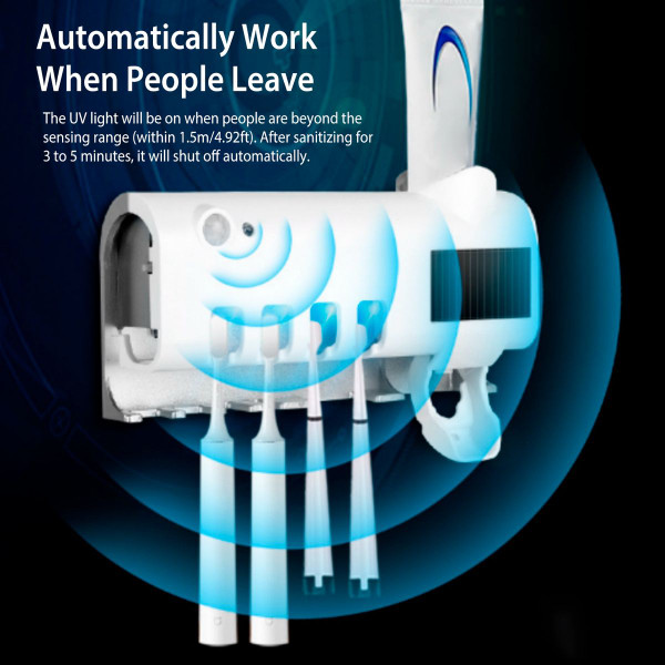 iMounTEK® Wall-Mounted Toothbrush Holder product image