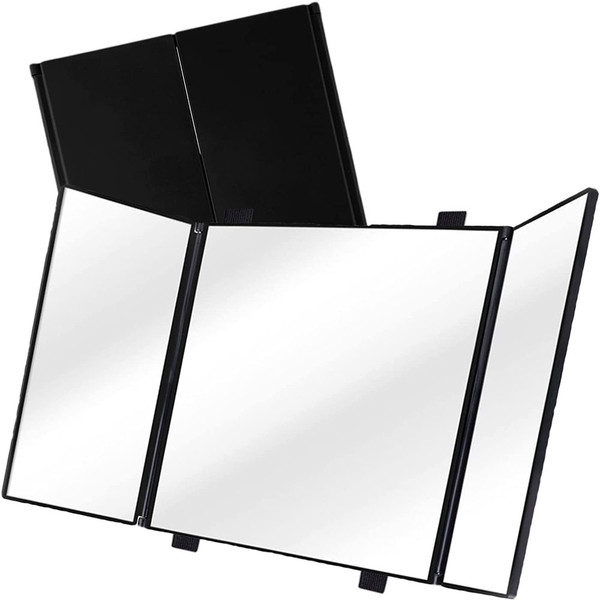 Zone Tech® Cosmetic Tri-Fold Universal Auto Mirror product image