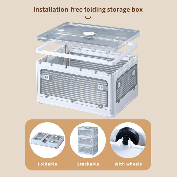 Joybos® 40L Foldable Transparent  Storage, Multifunctional (3-Pack) product image