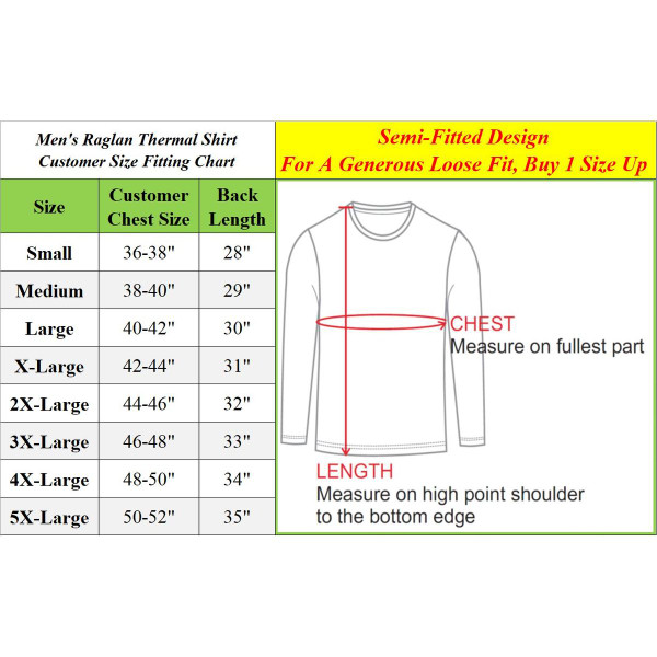 Men's Cotton Blend Raglan Thermal product image