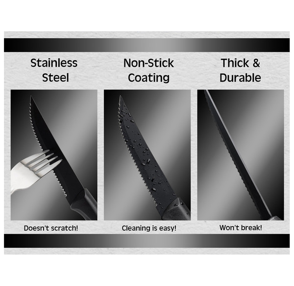 Stainless Steel Ultra Sharp Professional Kitchen Knife Set - Pick Your Plum