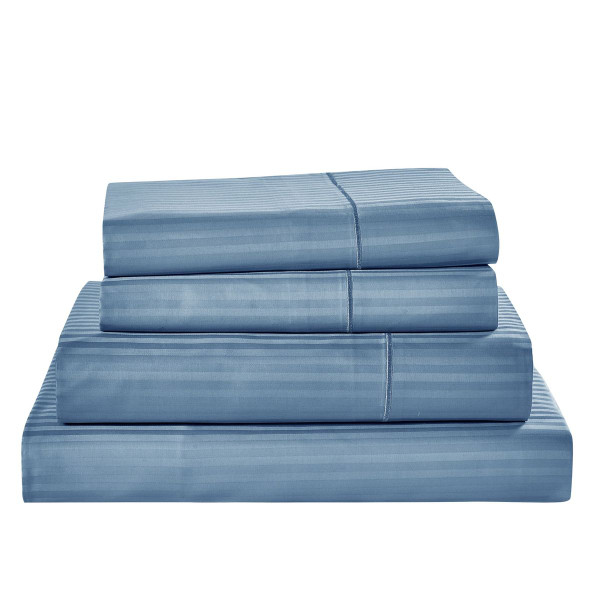 Kathy Ireland® 500 Thread Count Damask Stripe Sheet Set product image