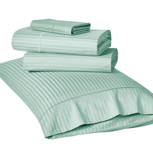 Kathy Ireland® 500 Thread Count Damask Stripe Sheet Set product image