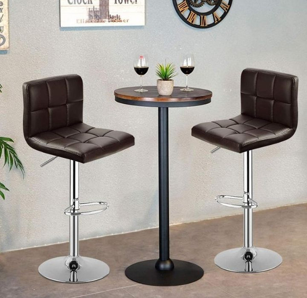 Adjustable Swivel Counter Bar Stools (Set of 2) product image