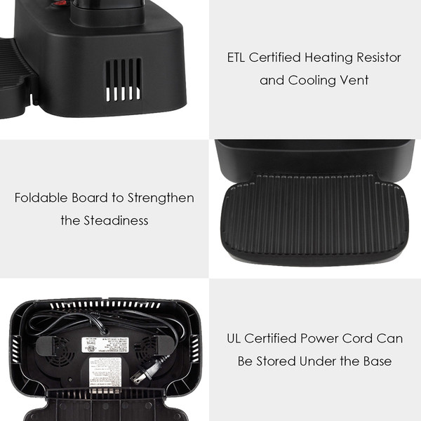 Portable 2-Shoe Electric Shoe Dryer product image