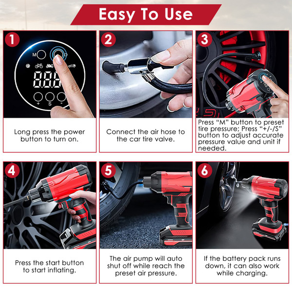 iMounTEK® Digital Car Tire Air Pump product image