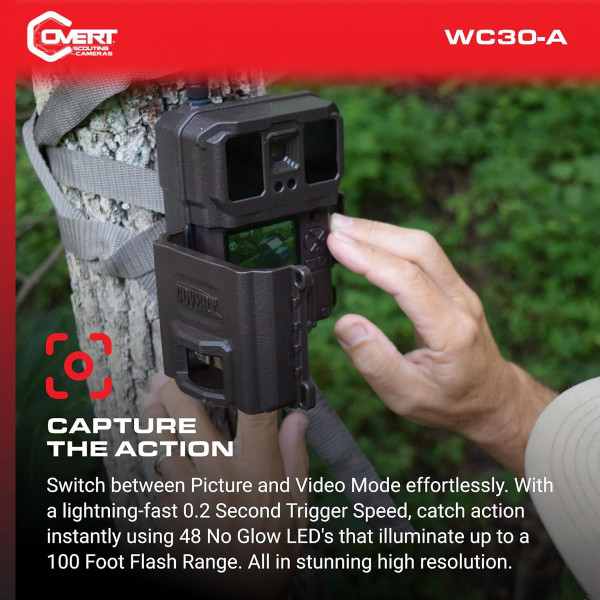 Covert® Scouting Outdoor Cellular Game & Trail Camera, WC30-A product image