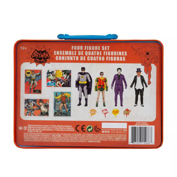 DC® Batman 1966 Retro Series 4-Figure Set Lunch Tin product image