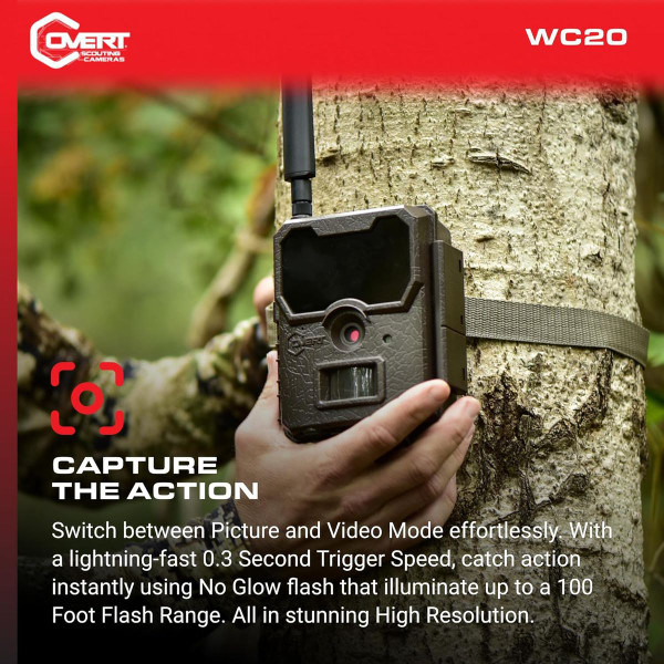 Covert WC20-A 4G LTE Scouting Trail Camera product image