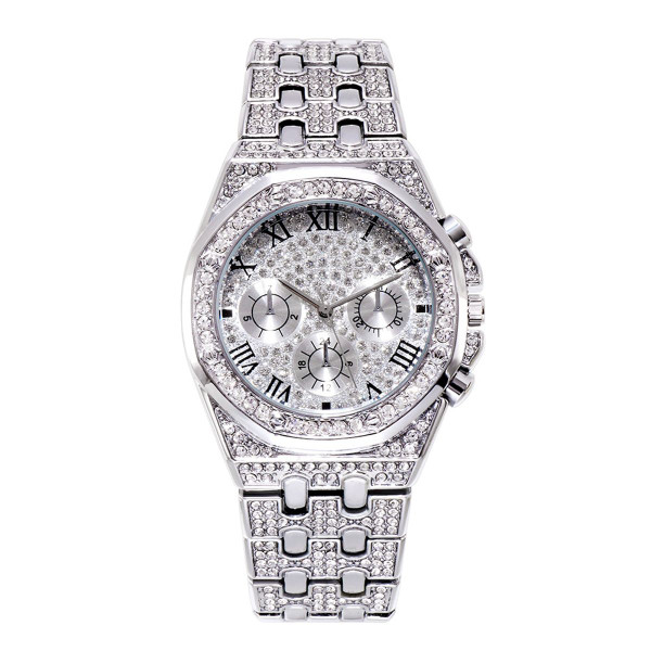 Iced Out Luxury Chronograph Men Watch product image