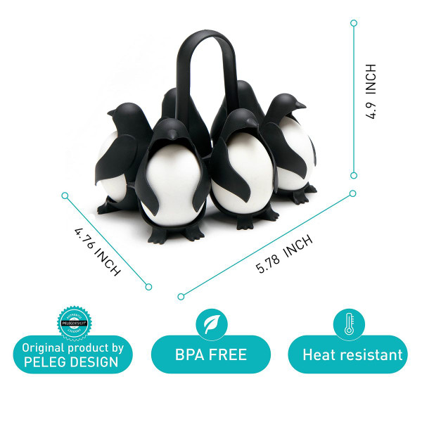 Penguin Egg Holder For Hard Boiled Eggs, Egg Container