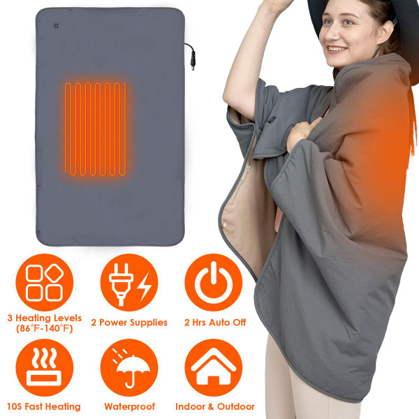 LakeForest® Electric Heated Throw Blanket product image