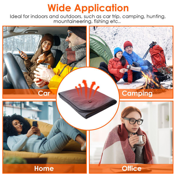 LakeForest® Electric Heated Throw Blanket product image