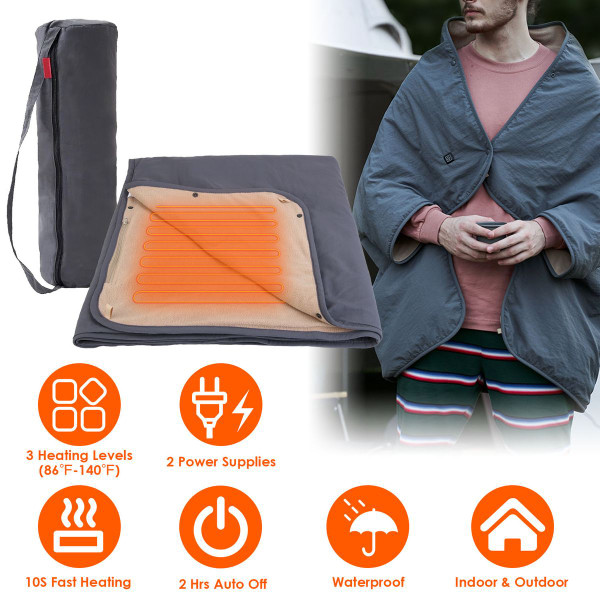 LakeForest® Electric Heated Throw Blanket product image