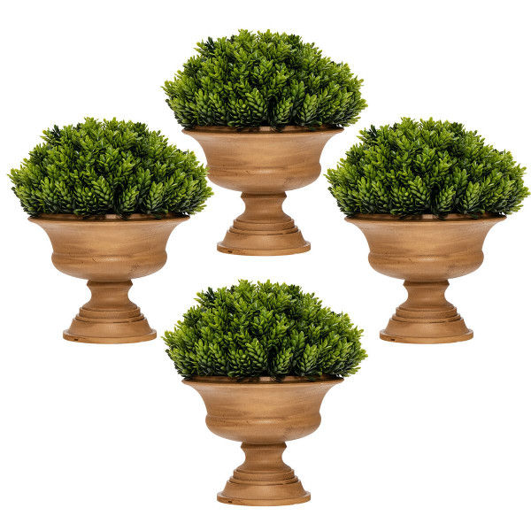 Goplus 4-Pack Artificial Mini Plant Greenery Decor product image