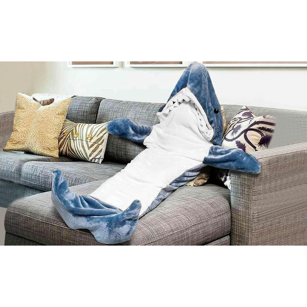 Kids' Shark Wearable Hooded Blanket by NewHome™ product image