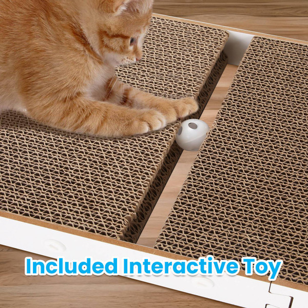 iMounTEK® L-Shaped Cat Scratcher Bed product image