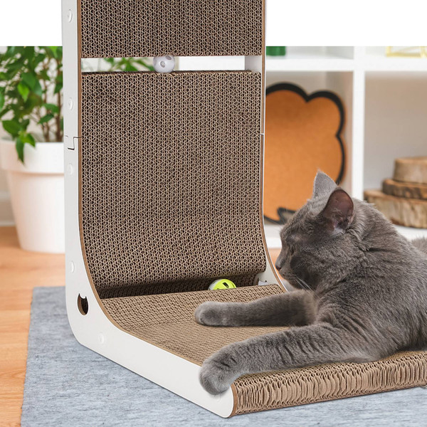 iMounTEK® L-Shaped Cat Scratcher Bed product image