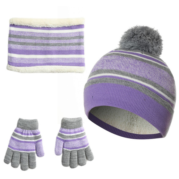 N'Polar™ Kids' Knitted Hat, Scarf, and Gloves product image