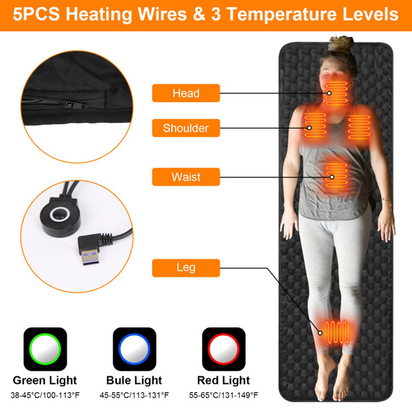 LakeForest® Heated Sleeping Bag Liner product image