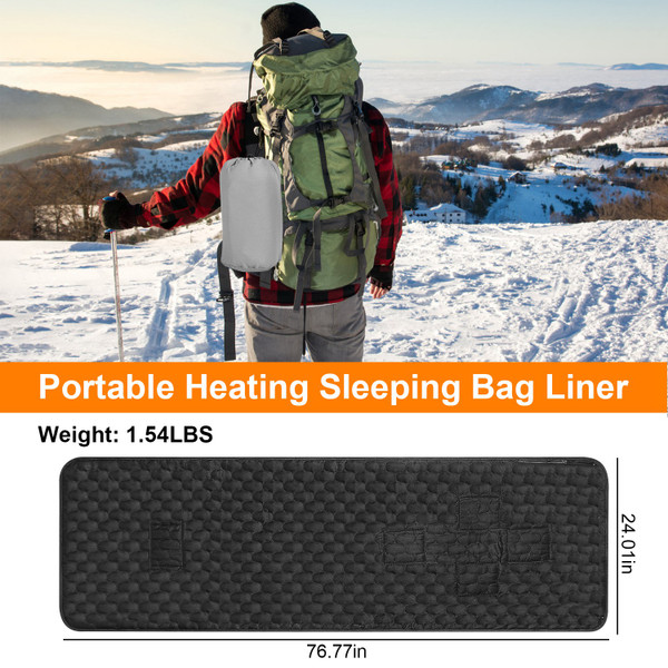 LakeForest® Heated Sleeping Bag Liner product image