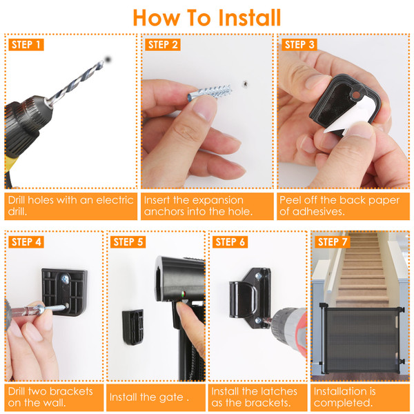 iMounTEK® Retractable Baby Gate product image