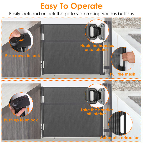 iMounTEK® Retractable Baby Gate product image