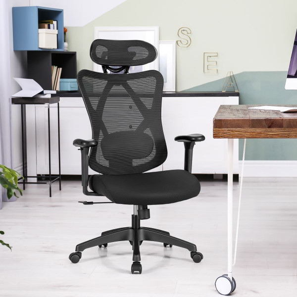 Goplus Ergonomic High Back Mesh Office Chair with Adjustable Lumbar Support product image