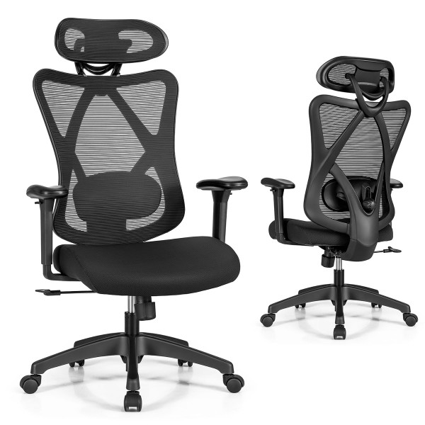 Goplus Ergonomic High Back Mesh Office Chair with Adjustable Lumbar Support product image