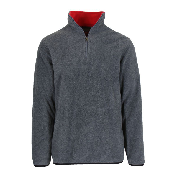 Men's Polar Fleece Quarter Zip Pullover Sweater (1- to 3-Pack) product image