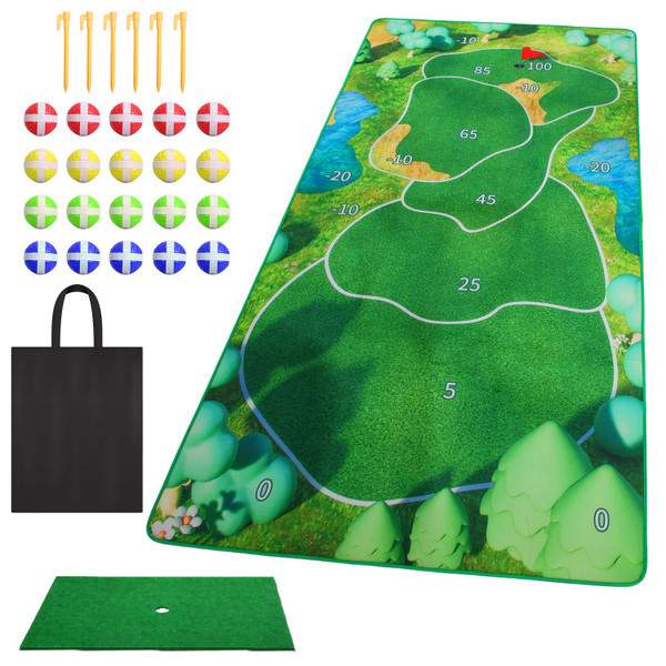 iMounTEK® Kids' Portable Golf Training Mat Set product image