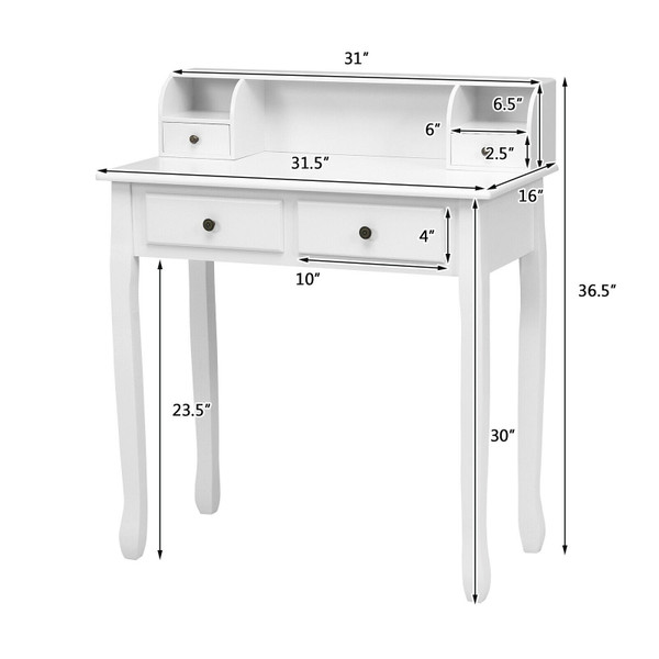 Mission Home Computer Desk with Removable Organizer product image
