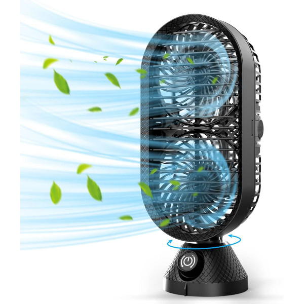 HEGGCOOE™ Portable USB Oscillating Tower Fan product image