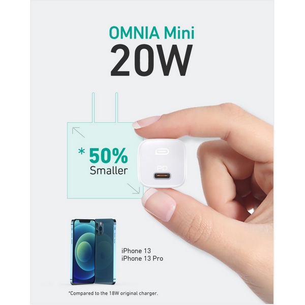 AUKEY® Omnia Mini 20W USB-C PD Charger (2-Pack) product image