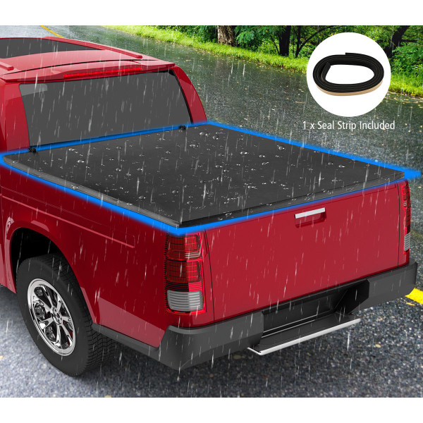 5.8-Foot Soft 4-Fold Truck Bed Tonneau Cover product image