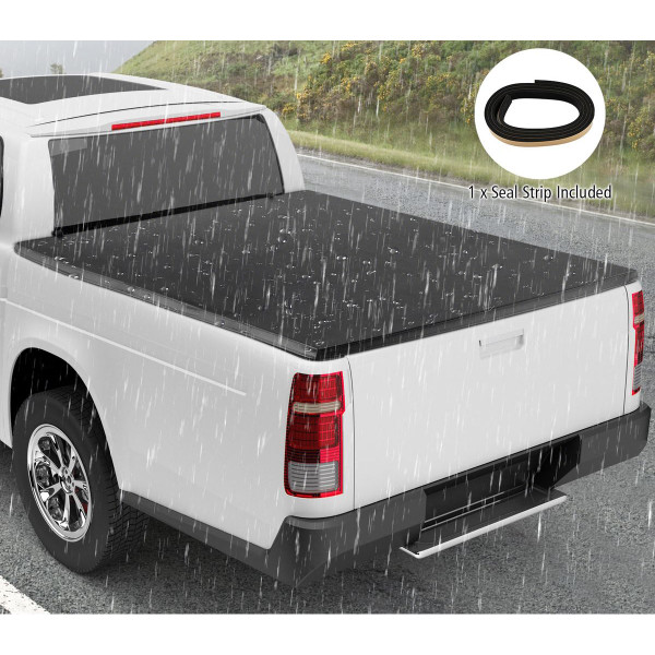 6.5-Foot Soft Quad-Fold Truck Bed Tonneau Cover for Ford F150 product image