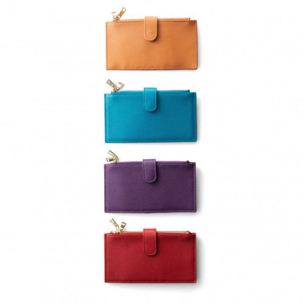RFID Blocking Multi Card Case Wallet with Zipper Pocket product image