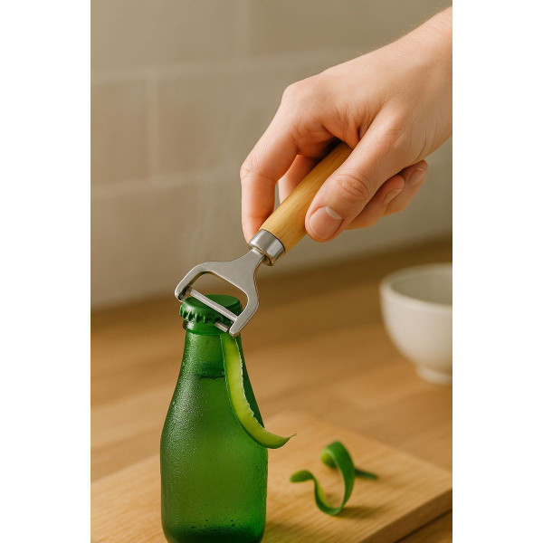 4-Piece Specialty Kitchen Cutlery Set with Opener/Whisk/Serving Spoon/Peeler product image