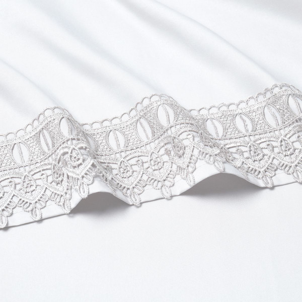 4-Piece Bamboo Comfort Lace Crochet Embroidery Sheet Set product image