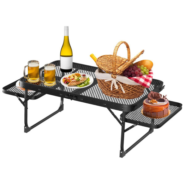 LakeForest® Foldable Camping Table with Side Trays product image