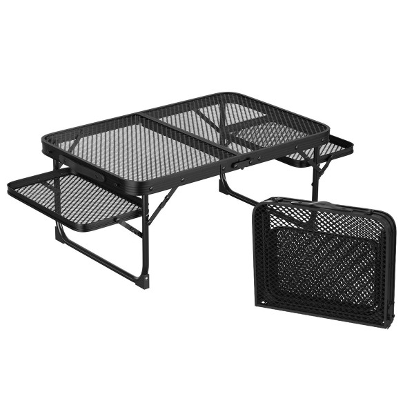 LakeForest® Foldable Camping Table with Side Trays product image