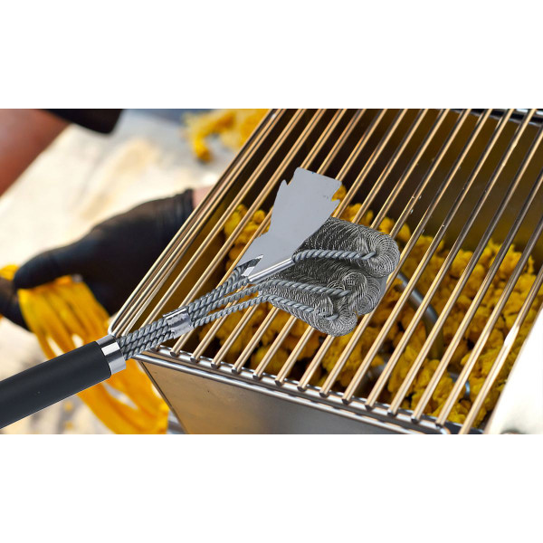 iMounTEK® Stainless Steel BBQ Brush & Scraper product image